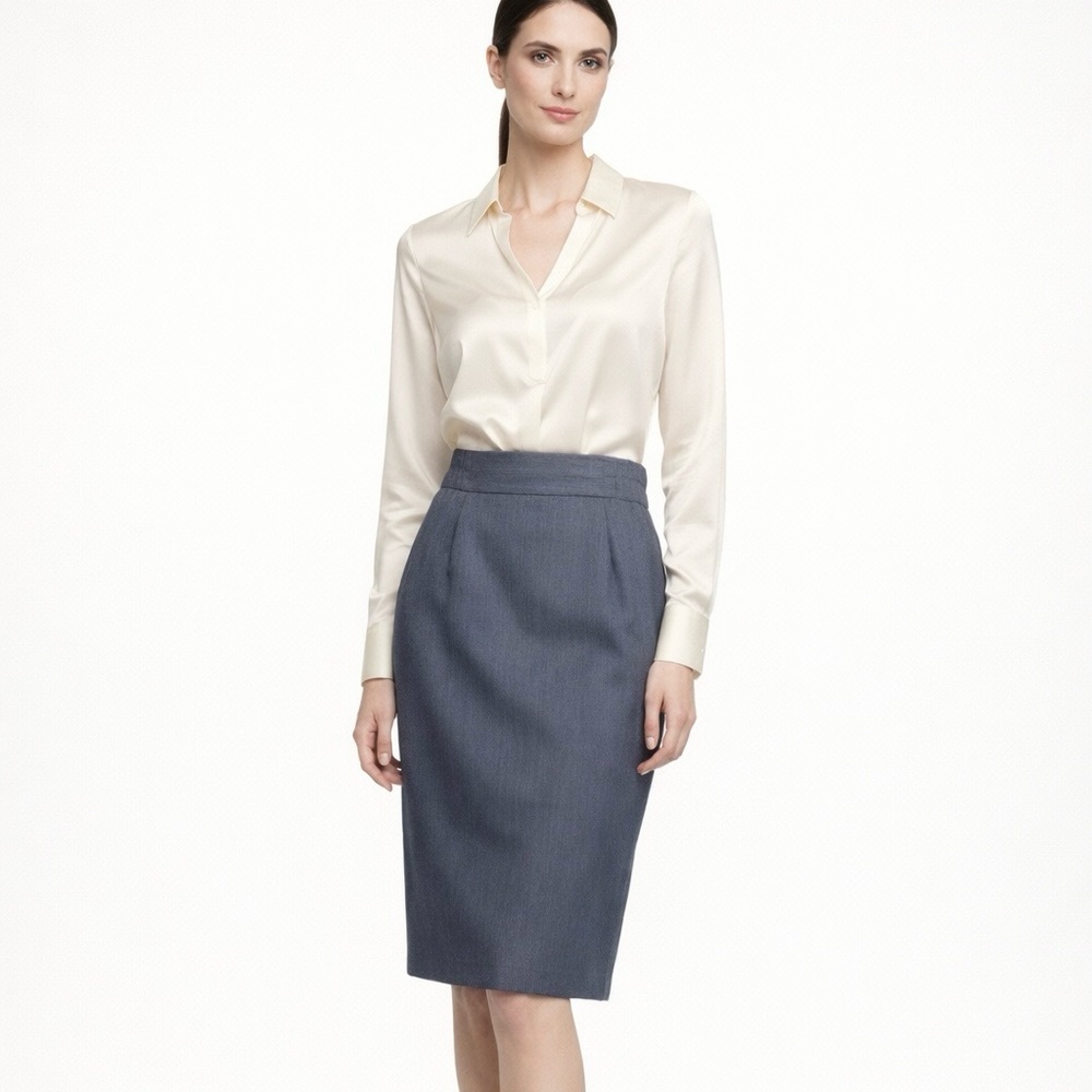 Lingdarl Vintage Hemp Pencil Skirt